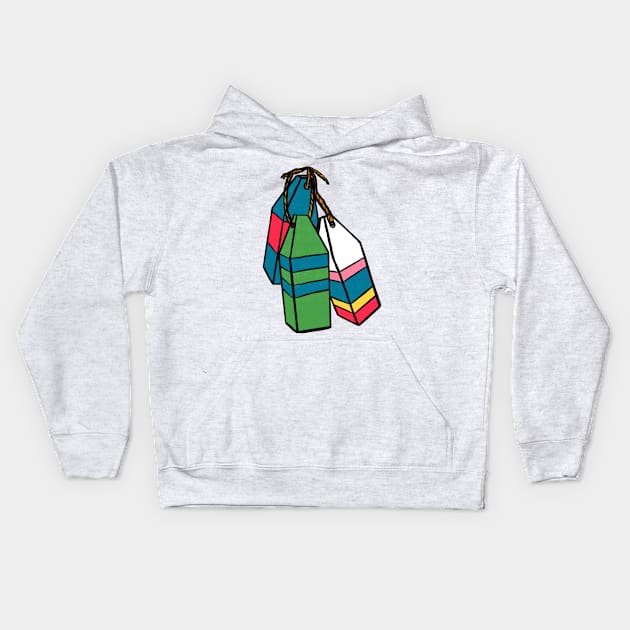 Lobster Buoy Kids Hoodie by Quick Brown Fox Canada 